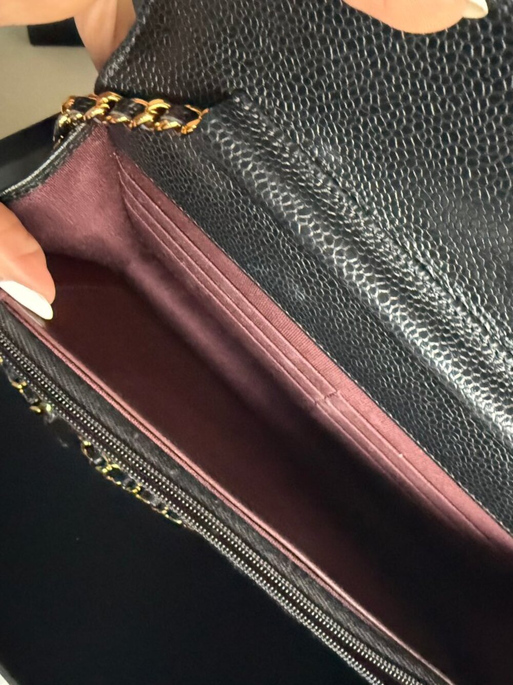 Chanel WOC Black Caviar – Excellent Condition. Authentic - Picture 6 of 6